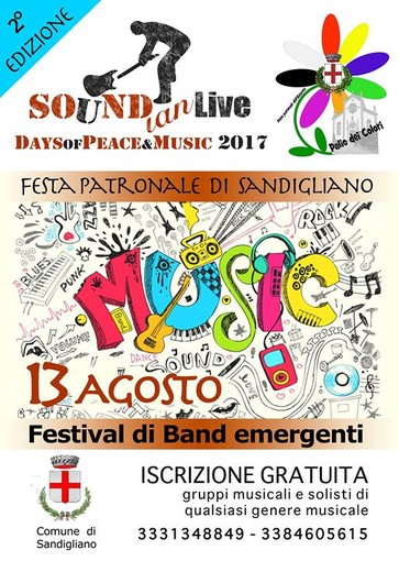 Sandigliano: Sfida a colpi di musica al SOUNDian Live