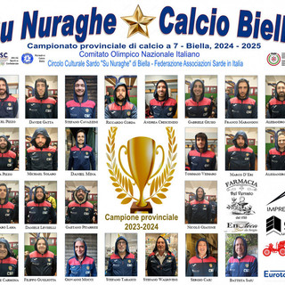 Atleti e dirigenti di Su Nuraghe Calcio Biella, edizione 2024-2025.