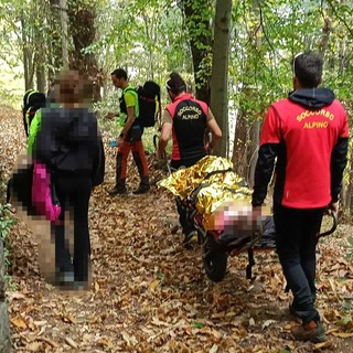 Valdilana, infortunio per una donna al sentiero del Santuario della Brughiera