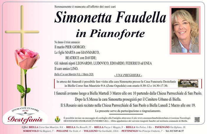 Simonetta Faudella in Pianoforte