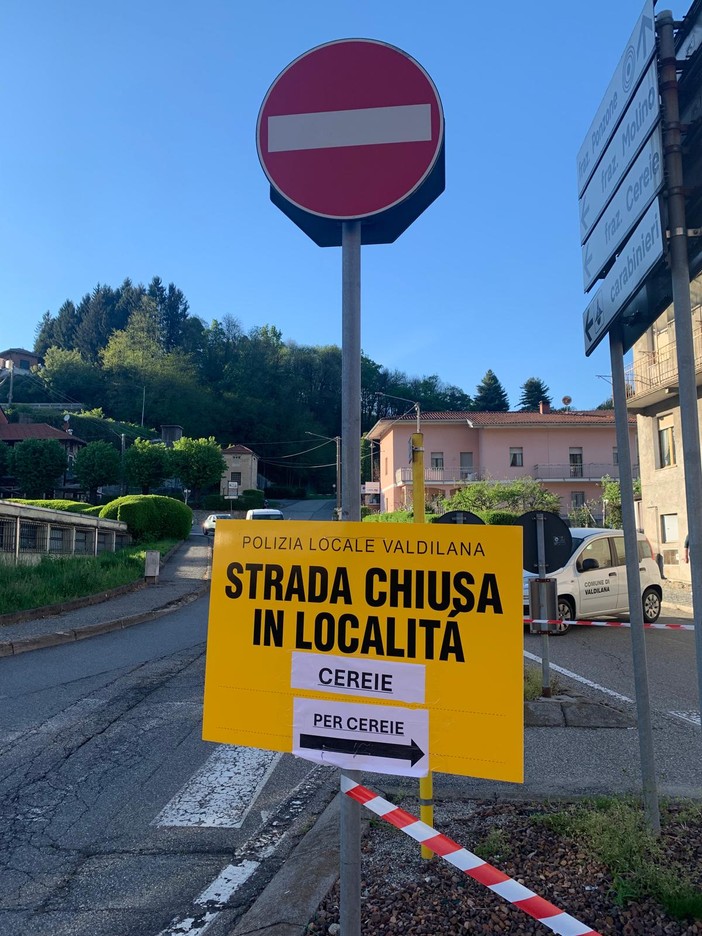 Valdilana: Strada per Cereie chiusa temporaneamente, deviazioni attive