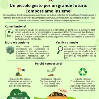 Sala lancia "Compostiamo insieme" Sala lancia "Compostiamo insieme"