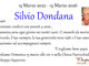 Silvio Dondana, anniversario