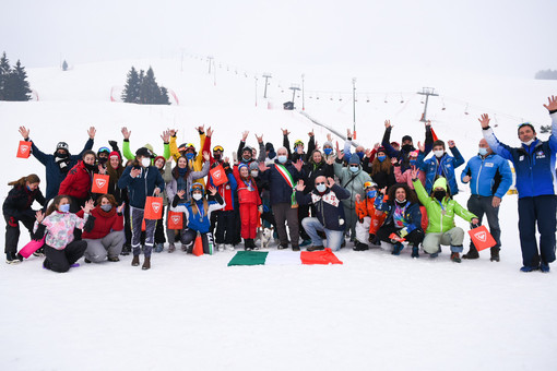 Sci e snowboard, a Bielmonte 42 atleti sordi da tutta Italia con i campionati di SciaLis FOTO