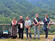 A Campiglia il taglio del nastro alla statua dedicata alla Siunera