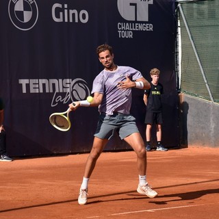 ATP Challenger Biella, match intensi e tribune piene. Stefano Napolitano vola ai quarti di finale