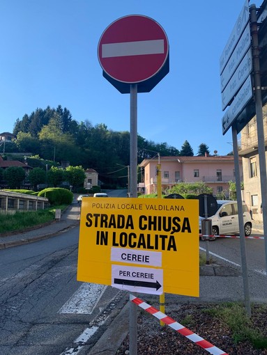 Valdilana: Strada per Cereie chiusa temporaneamente, deviazioni attive
