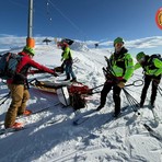 Soccorso Alpino, 30 operatori a Bielmonte per esercitazioni e addestramenti su pista FOTO