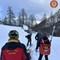 Scialpinista ferito ed escursionista colta da malore, recuperi a terra per maltempo
