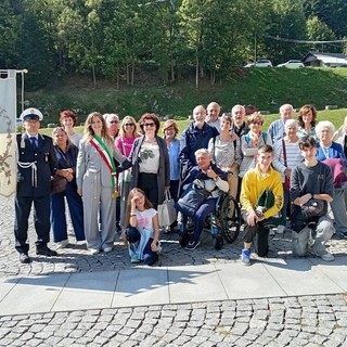 Comunità della Valle Elvo in pellegrinaggio al Santuario di Oropa (foto dalla pagina Facebook del Comune di Sala Biellese)