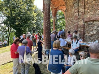 Portula, grande partecipazione alla festa di Rossiglione nel santuario mariano FOTO e VIDEO Massimo Giacobbe per newsbiella.it