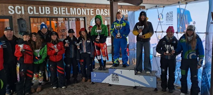 Bielmonte, Trofeo Lauretana Under 16: sul gradino più alto del podio Ranieri e Badaracco