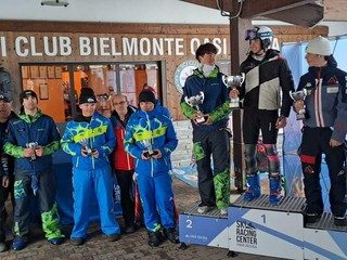 Bielmonte, Trofeo Lauretana Under 16: sul gradino più alto del podio Ranieri e Badaracco