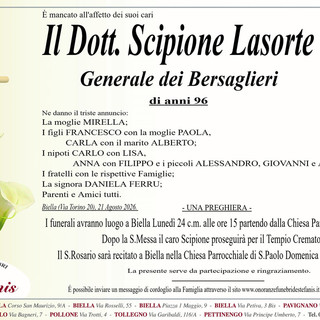 Il Dottor Scipione Lasorte, Generale dei Bersaglieri