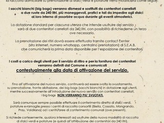 Castelletto Cervo, in arrivo novità per la raccolta domiciliare su prenotazione di sfalci verdi e potature Castelletto Cervo, in arrivo novità per la raccolta domiciliare su prenotazione di sfalci verdi e potature