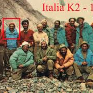 I componenti  della spedizione del 1954, nel riguardo Angelino (Foto SaspBiella)