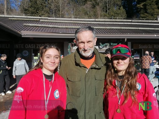 Campionati Studenteschi di Sport Invernali a Bielmonte, ottimi risultati per le &quot;Trivero sisters&quot; Greta e Sofia