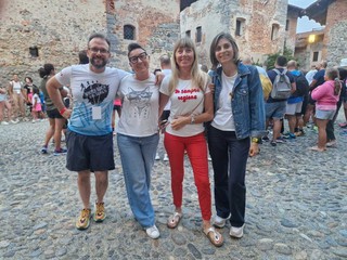 Candelo, oltre 200 persone al Ricetto per la "Staffetta a Baraonda" in memoria di Cristian Candelo, oltre 200 persone al Ricetto per la "Staffetta a Baraonda" in memoria di Cristian