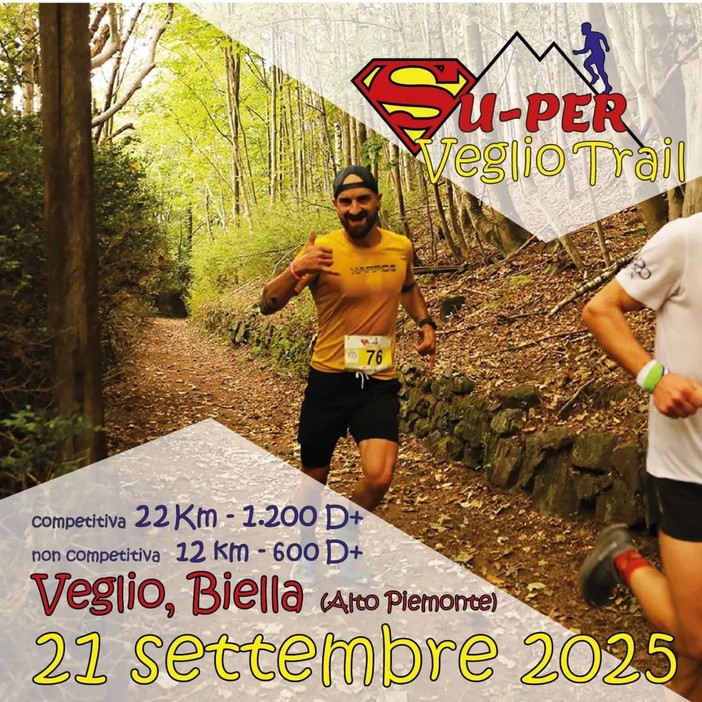 Domenica torna la Su-per Veglio Trail Domenica torna la Su-per Veglio Trail