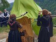 A Campiglia il taglio del nastro alla statua dedicata alla Siunera