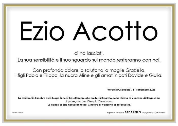 Ezio Acotto