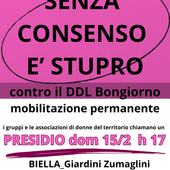 Senza consenso è stupro: Blocchiamo il DDL Bongiorno che istituzionalizza la violenza sessuale