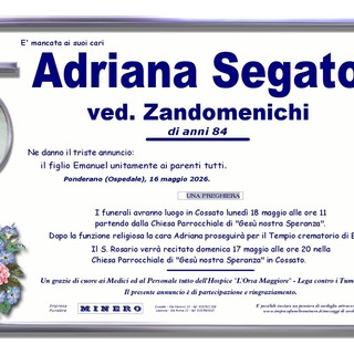 Adriana Segato, ved. Zandomenichi