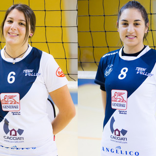 Stefania Arietti e Veronica Pascadopoli, top scorer nelle due gare di Caluso Stefania Arietti e Veronica Pascadopoli, top scorer nelle due gare di Caluso