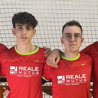 Formazione del T.T. Biella Reale Mutua - Pelle e Bagolin (C1 - da sinistra: Matteo Passaro, Tommaso Sorrentino, David Dabbicco e Fabio Cosseddu) vittoriosa in trasferta. Formazione del T.T. Biella Reale Mutua - Pelle e Bagolin (C1 - da sinistra: Matteo Passaro, Tommaso Sorrentino, David Dabbicco e Fabio Cosseddu) vittoriosa in trasferta.