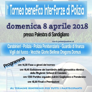 Sandigliano: Tutto pronto per il primo Torneo benefico Interforze di Polizia