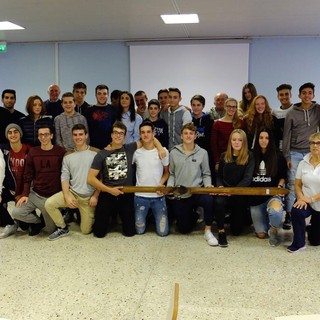 Biella: Una vita per la neve raccontata da Claudio Ravetto ai ragazzi del Liceo Sportivo