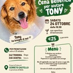 Una cena benefica a Cerreto Castello per aiutare Tony Una cena benefica a Cerreto Castello per aiutare Tony