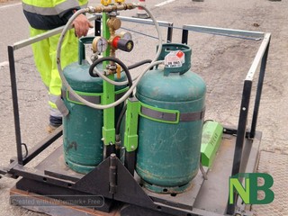 Biella, strade dissestate, il Comune testa la piastra a infrarossi