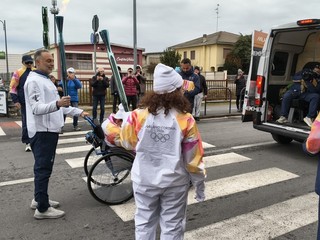 Il passaggio della fiaccola olimpica a Vercelli negli scatti di Ciro Simoni FOTO