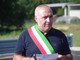 Il sindaco di Mongrando, Antonio Filoni, con la fascia tricolore