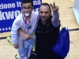 Mattia Scaglione (bronzo) con Stefano Moi