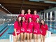 nuoto rane rosse
