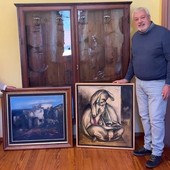 Due dipinti di Fulvio Platinetti donati al Comune di Tollegno Due dipinti di Fulvio Platinetti donati al Comune di Tollegno