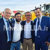 Treni, Salvini sulla Biella-Novara: “Pronti a partire ma serviranno 3 anni di stop per lavori. Serve l’ok del territorio” FOTO e VIDEO