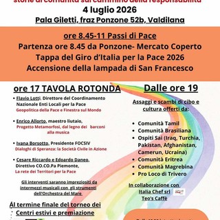 Essere la Pace, incontro a Valdilana: focus su ruolo della società civile e l’importanza delle comunità Essere la Pace, incontro a Valdilana: focus su ruolo della società civile e l’importanza delle comunità