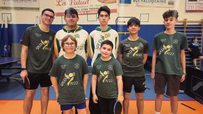 Tennis tavolo: weekend difficile per la Splendor, sorridono i giovani a Gignod Tennis tavolo: weekend difficile per la Splendor, sorridono i giovani a Gignod