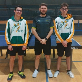 Nella foto la formazione di D1 Gentile Impianti da sx l' esordiente Andrea Saitta, Pegoraro Riccardo e Tommaso Zoppello.