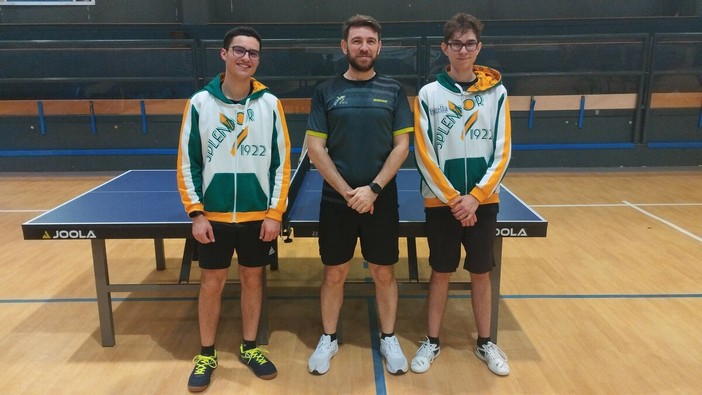 Nella foto la formazione di D1 Gentile Impianti da sx l' esordiente Andrea Saitta, Pegoraro Riccardo e Tommaso Zoppello.