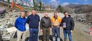 Tollegno, sopralluogo dei funzionari della Regione ai lavori sul Cervo FOTO