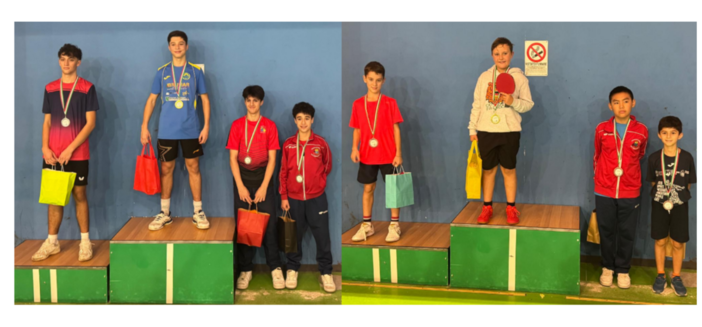 Torneo Giovanile di Villadossola: il podio del torneo Under 17 maschile (Giacomo Forno al 2^ Posto); il podio del torneo Under 11 maschile (Giacomo Riva al 1^ posto e Alessandro Rizzo al 2^ posto)