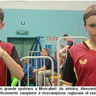 TT Biella protagonista a Moncalieri: Rizzo campione regionale, Riva vicecampione