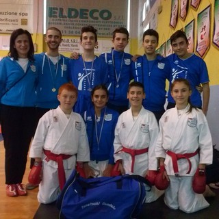 Karate:  6 medaglie per la Funakoshi Candelo al Gran Prix di Moncalieri