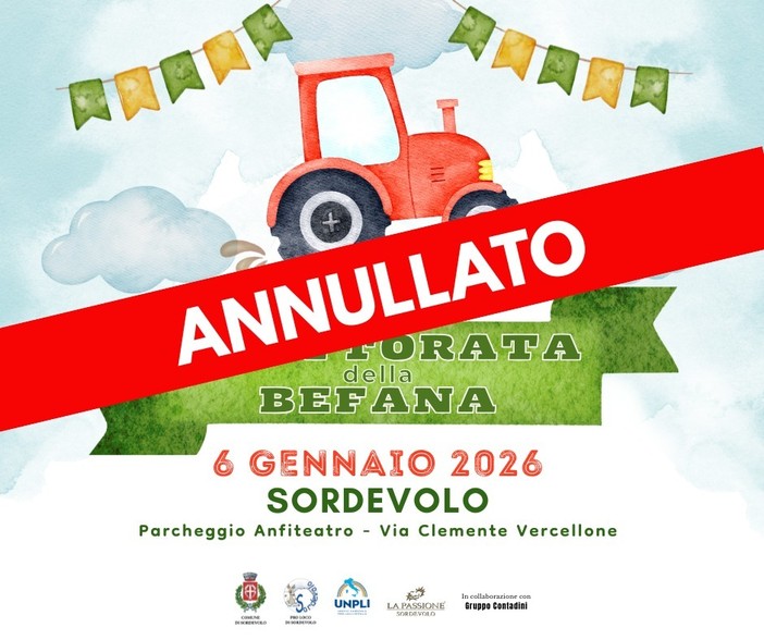 Sordevolo Annullata la "Trattorata della Befana"