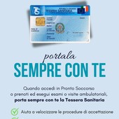 ASL Biella: porta sempre con te la Tessera Sanitaria ASL Biella: porta sempre con te la Tessera Sanitaria