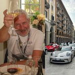Il cordoglio del Porsche Grup Nord-Ovest al funerale di Denis Trabbia